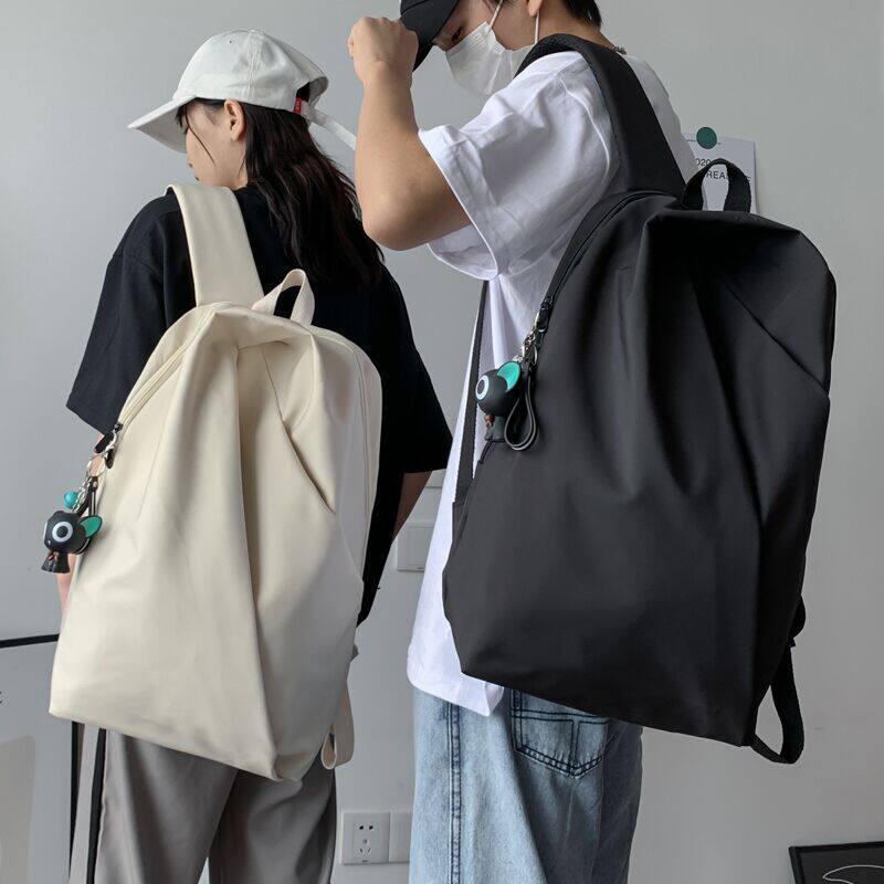 Lazy Wind double shoulder bag Men Han version original Cebu High School college student Bag Fashion Tide Card Travel Couple to Bag Women