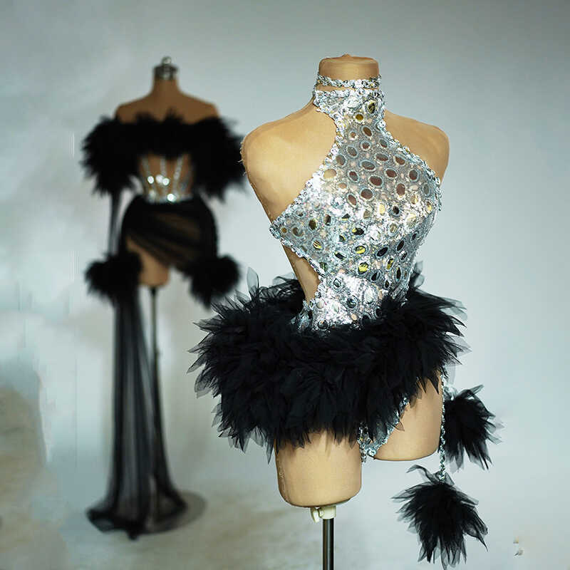 Designer Elegant Performance Clothing Nightclub Bar Main Singer Event Party Birthday Party Dinner Dress