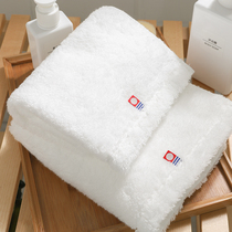 Japan imported Jinzhi square towel white towel home soft skin-friendly water absorbent children baby cotton washcloth