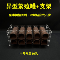 Fish tank special-shaped fish breeding tank bracket acrylic bracket clay pot crystal shrimp beard sail panda breeding tank