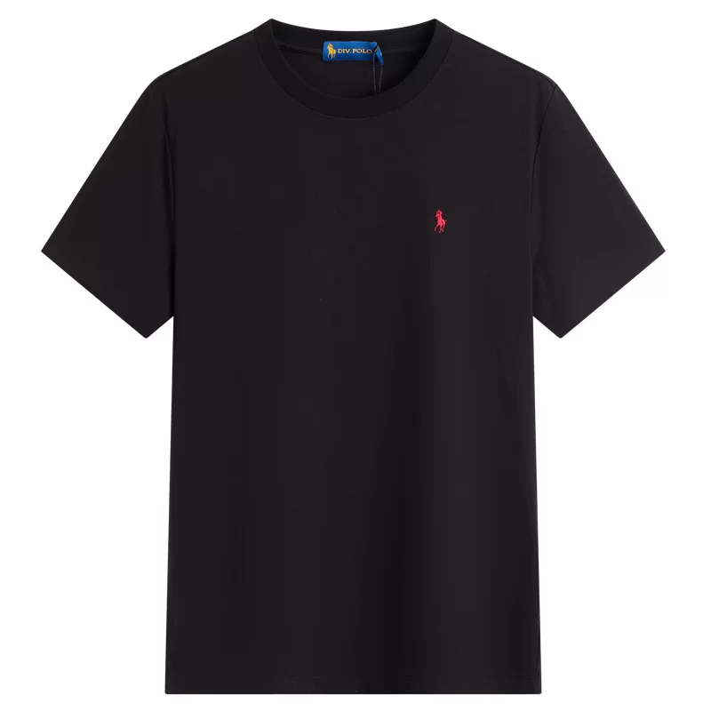 [Холодное ощущение/5A антибактериально] DIVPOLO Polo Ralph Lauren мужская футболка поло с короткими рукавами, лето 2026, новая повседневная футболка топ
