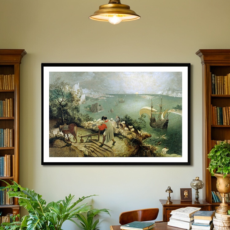Art Poster Bruegel Brothers Little Peter Jan Dutch School Decorative Painting European Living Room Entrance Hall