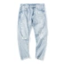 GleMall Tide thương hiệu quần jean nam mùa xuân và mùa hè Quần nam mới thiết kế lỗ mùa hè quần jeans chín điểm - Quần jean quần sooc Quần jean
