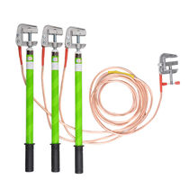 10KV high voltage grounding wire grounding rod 25 square copper wire distribution room grounding clamp 16 square copper wire soft copper wire 0