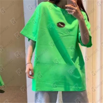 Spot WE11Done Yang Lingming star in the same summer loose short sleeve three color cotton T - shirt men and women