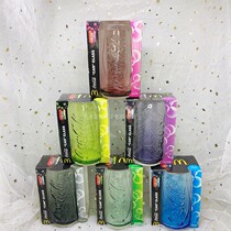 2011 McDonalds Limited Edition Coca - Cola Glass Net Red Easy Canned Cold Drinking Cup