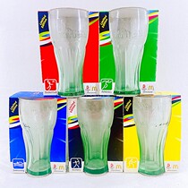 2008 McDonalds Limited Edition Coca-Cola Glass Cup Creative Cold Drink Cup round