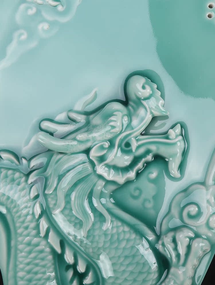 Artisan fairy celadon tea sets tea tray was home sitting room Japanese kung fu tea tea sets tea set