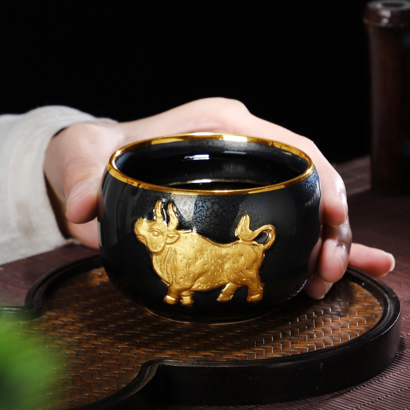The Master artisan fairy Chen Weichun Taurus light cup cup built individual special Master kung fu tea cup, cup ceramics