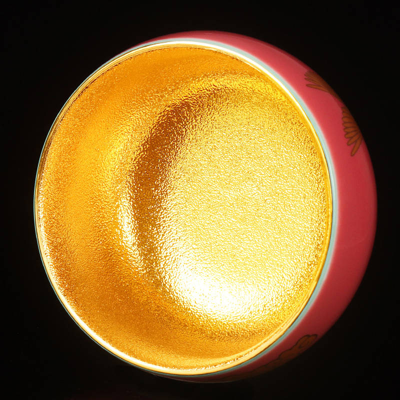 The Master artisan fairy Lin Zongfu gold cup tea sample tea cup ceramic household Master kung fu tea cup for cup