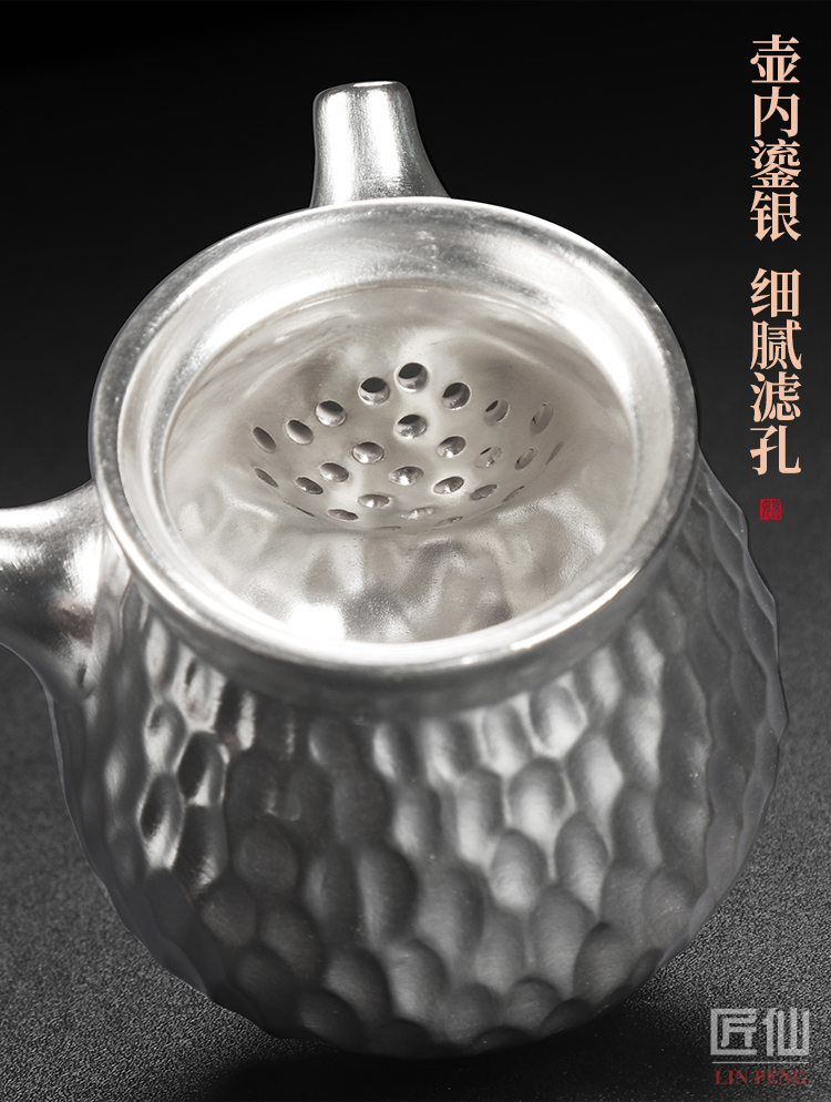 Artisan fairy tasted silver gilding crack a pot of ceramic fourth household is suing travel fair keller kung fu tea set