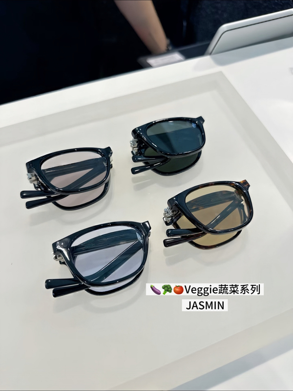 Jasmin Vegetable Series Sunglasses by Yushi Liuzhimin, Foldable Uv Protection Sunglasses Made of Acetate Jasmin Vegetable Series Sunglasses by Yushi Liuzhimin, Foldable Uv Protection Sunglasses Made of Acetate