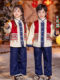 Ethnic Minority Style Clothing, Autumn and Winter Thickened Version, Children's Yunnan Dali Bai Ethnic Costume for Boys and Girls, Traditional Costume for New Year's Performance