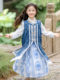 Girls' Chinese-Style Hanfu Set 2025 New Autumn Ethnic Style Children's Daily Wear New Chinese-Style Long Robe Three-Piece Set
