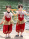 Red Child Costume Children's Cosplay Nezha Hanfu Halloween Role-Playing Full Set Kindergarten Children's Day Performance Costume