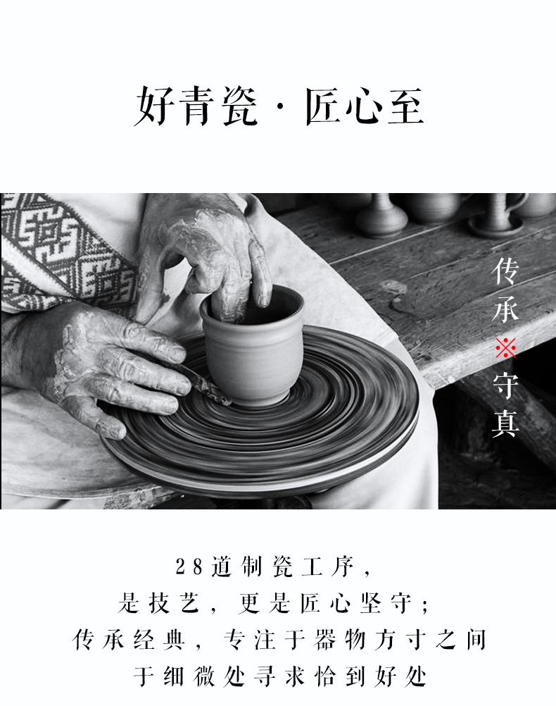 Babson d longquan celadon narrow ceramic fair keller and a cup of small points of tea, tea tea accessories household