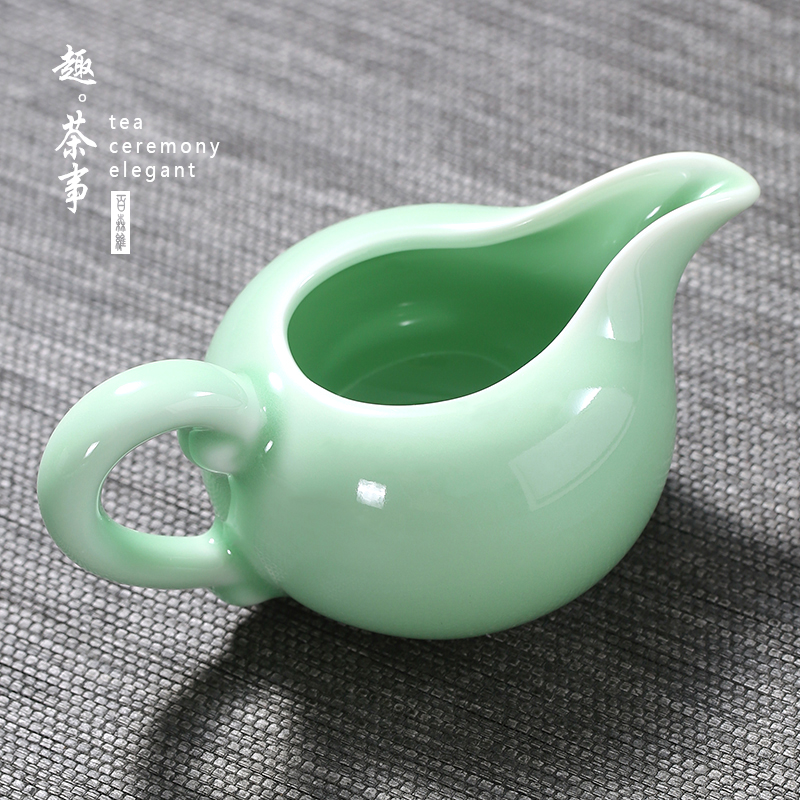 Babson d longquan celadon narrow ceramic fair keller and a cup of small points of tea, tea tea accessories household