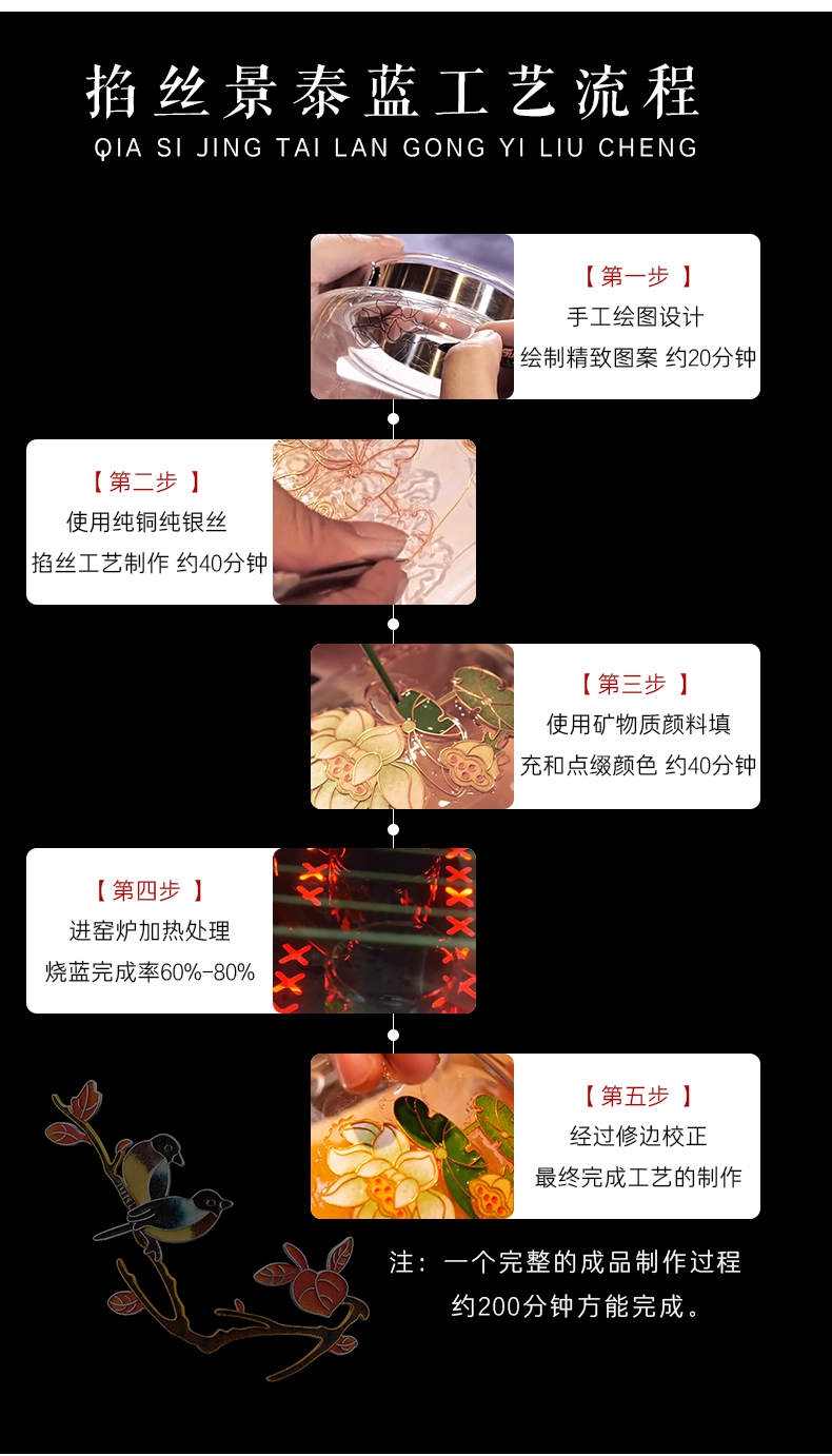 Bamboo tea 6 gentleman 's suit checking cloisonne suet jade kung fu tea accessories ceramics receive tube home