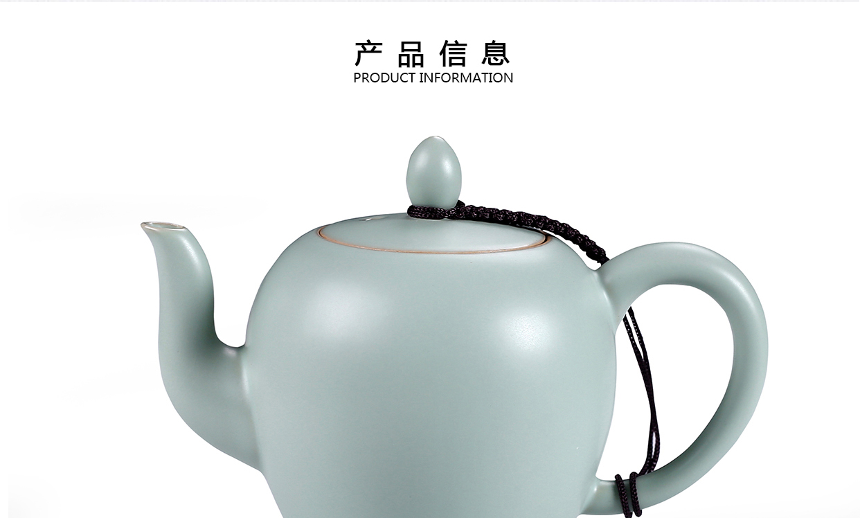 Your up on ceramic teapot single pot small teapot ice to crack Your porcelain Chinese beauties pot of kung fu tea set home