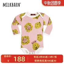 Milkbarn baby Autumn Long Sleeve Jersey baby jumpsuit men and women children triangle ha clothes climbing clothes air conditioning clothing