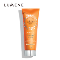 Finland import shop LUMENE excellent arctic raspberry VC bright white deep cleansing brightening mask 75ml