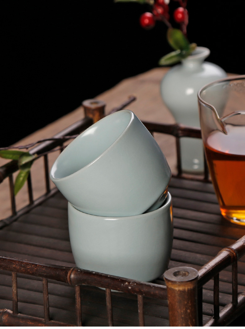 Your up market metrix cups restoring ancient ways of individual single CPU open piece of kung fu tea set for its ehrs sample tea cup ice crack ceramic tea light