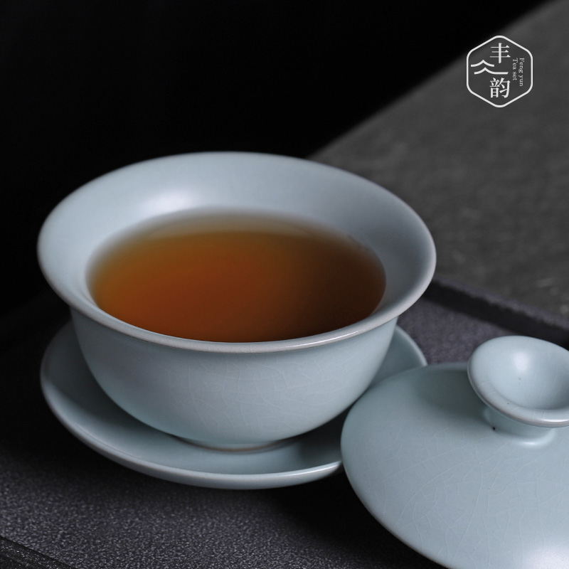 Your up three tureen tea only large bowl with ceramic kunfu tea tureen teacup cracked can raise a single mercifully