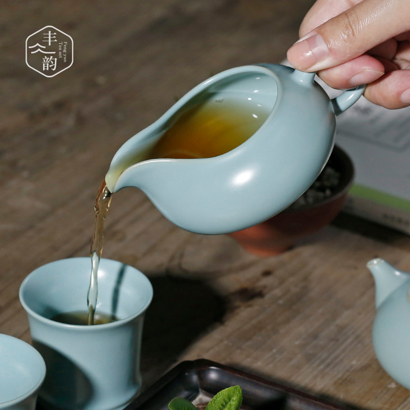 Manual archaize your up ceramic fair keller points tea ware has a single tea tea set household porcelain piece can keep open