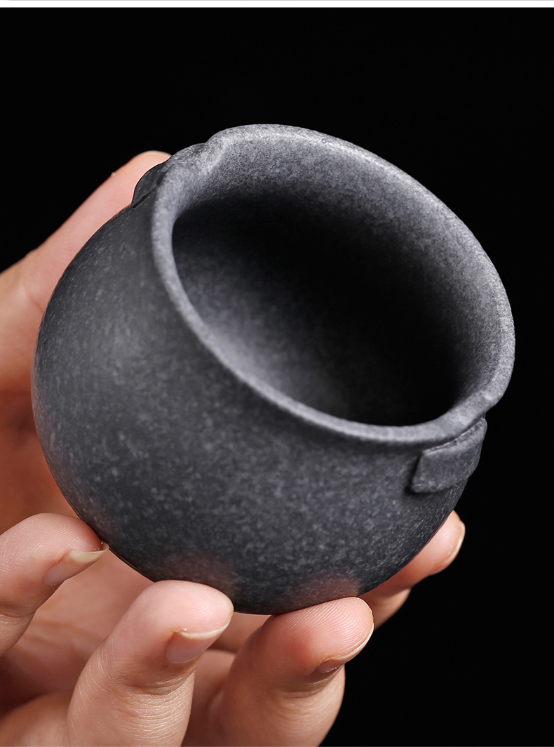 Coarse pottery, stone, filter filter ceramic glaze tea tea tea tea tea strainer screen tea accessories