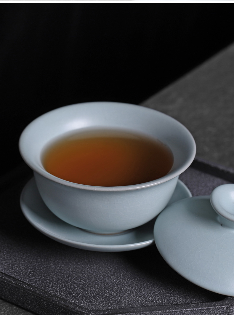 Your up three tureen tea only large bowl with ceramic kunfu tea tureen teacup cracked can raise a single mercifully