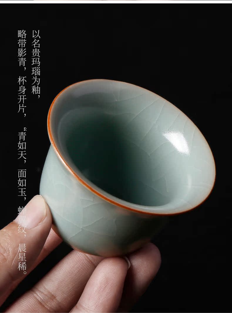 Your up noggin masters cup on ceramic kung fu tea set sample tea cup single cup home hand Your porcelain tea light