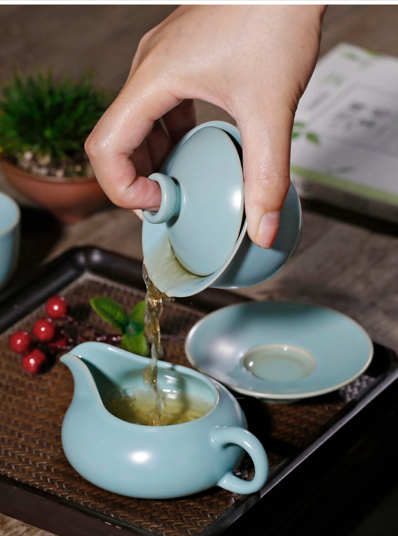 Manual archaize your up ceramic fair keller points tea ware has a single tea tea set household porcelain piece can keep open