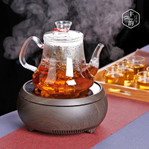 Electric pottery stove glass tea maker set household small tea stove steaming tea maker Puer white tea Steam Brewing Tea Teapot