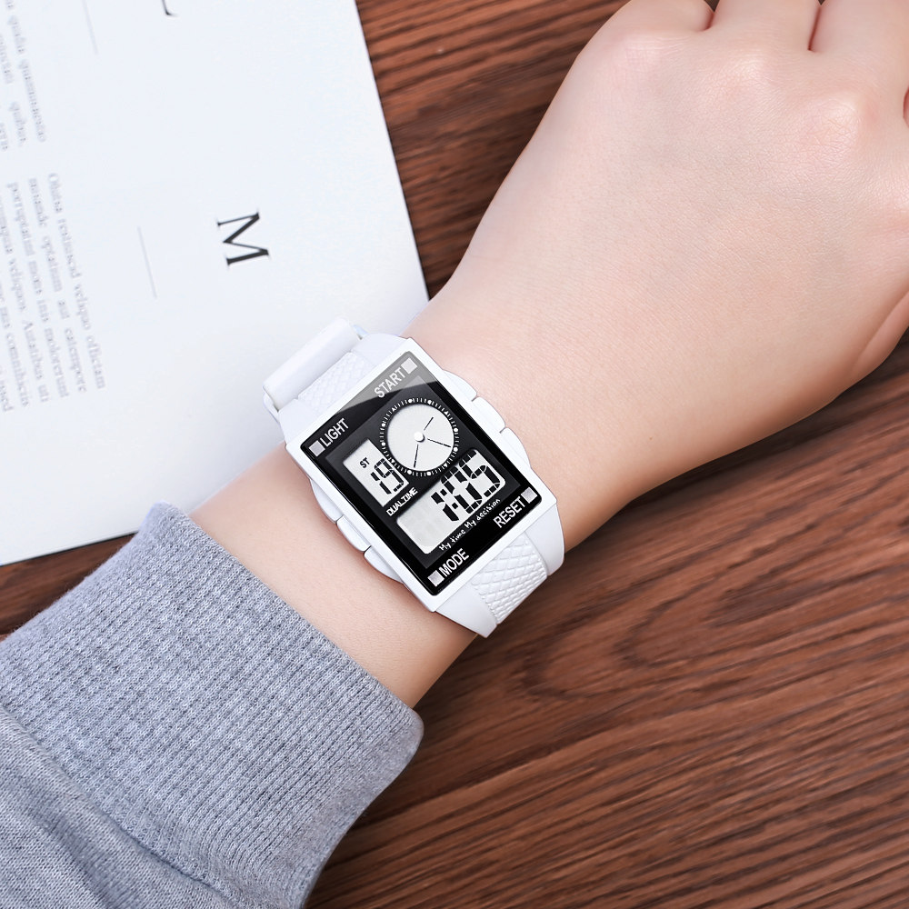 Watch Schoolgirl Brief Trendy Waterproof Night Light Multifunction Boy Sports Alarm Clock Waterproof Children Electronic Watches