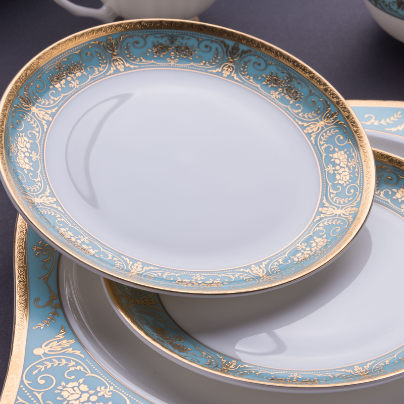 Larry the jingdezhen porcelain tableware suit ipads ipads porcelain household of Chinese style dishes suit simple dishes chopsticks ceramics