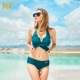 Bộ bikini 361 độ gợi cảm khoe ngực nhỏ 3 điểm 2019 mới hè nữ áo tắm nóng bỏng mùa xuân - Bikinis