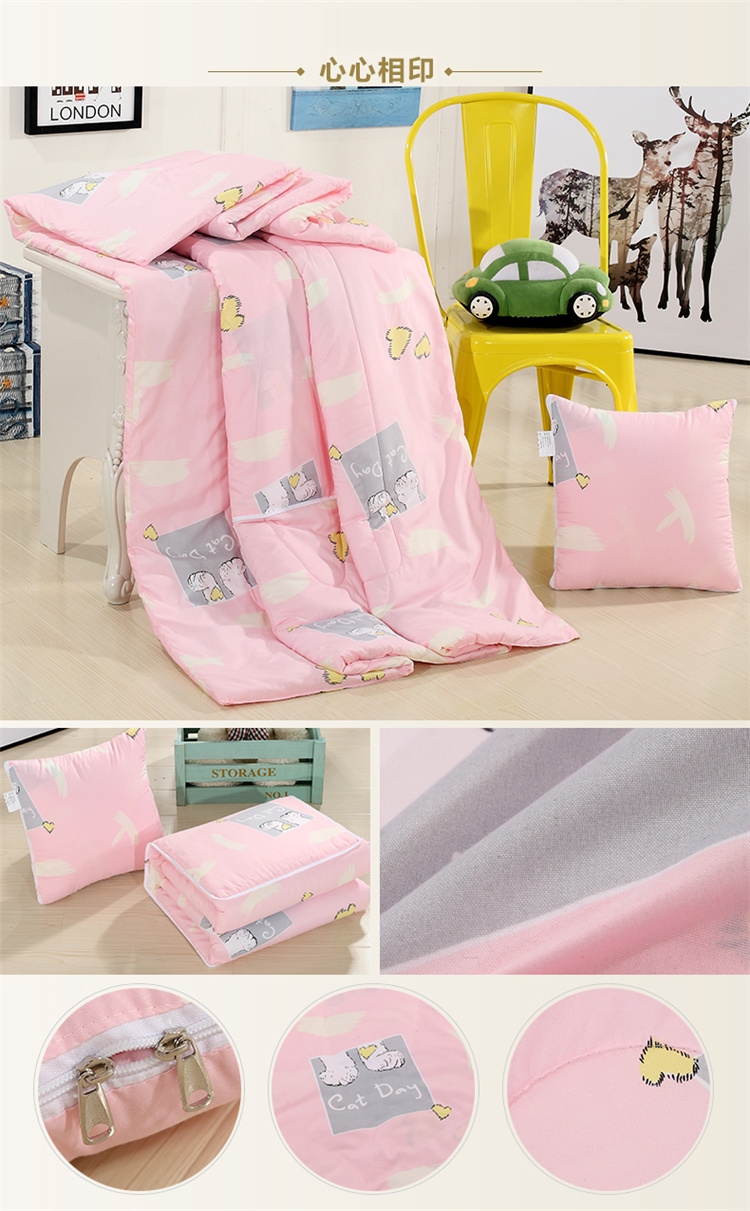 Gối chăn đôi sử dụng đệm là sofa văn phòng nghỉ trưa gối là điều hòa không khí xe gối tựa lưng gối gối tựa lưng văn phòng cao su non