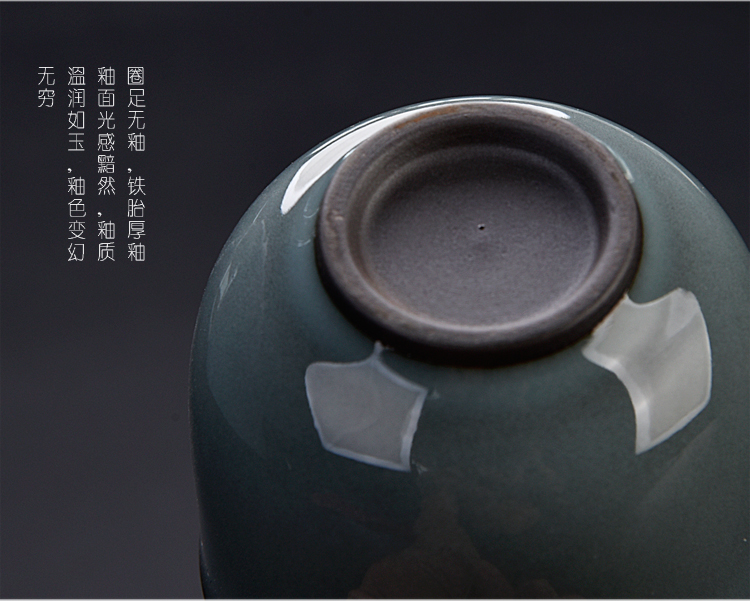 Ancient sheng up new koubei up with pure silver hand coppering. As silver cup meditation single tea cup, porcelain inlay silver cups of tea