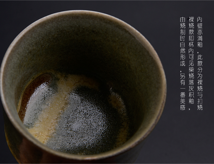 Ancient sheng up new hand - made to burn all hand celadon single CPU slicing can keep sample tea cup hand master cup orphan works