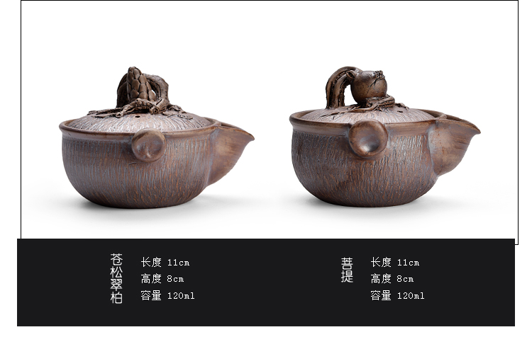 Ancient sheng up new hand - made successively to burn pot of Aquarius Japanese checking coarse after change hand grasp pot of tea