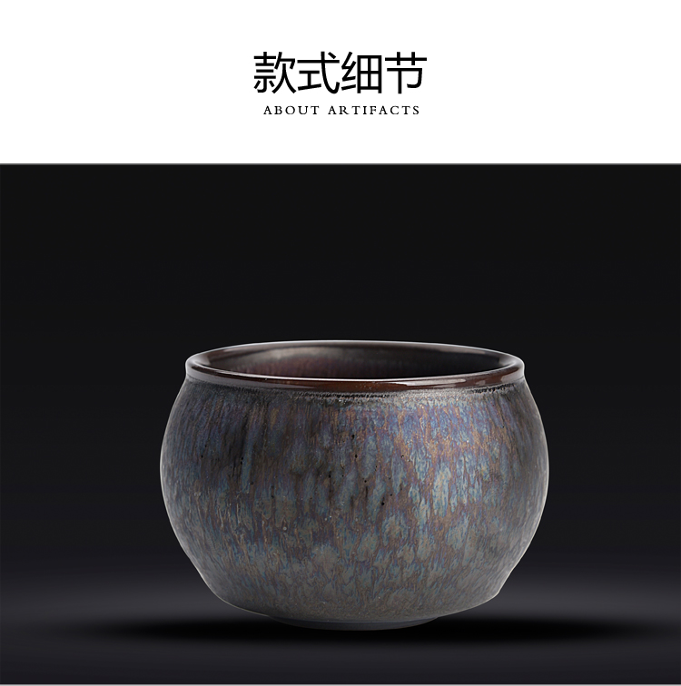 Ancient sheng up Chen Weichun set whitebait built red glaze, ceramic up cups domestic famous kung fu master its fullness