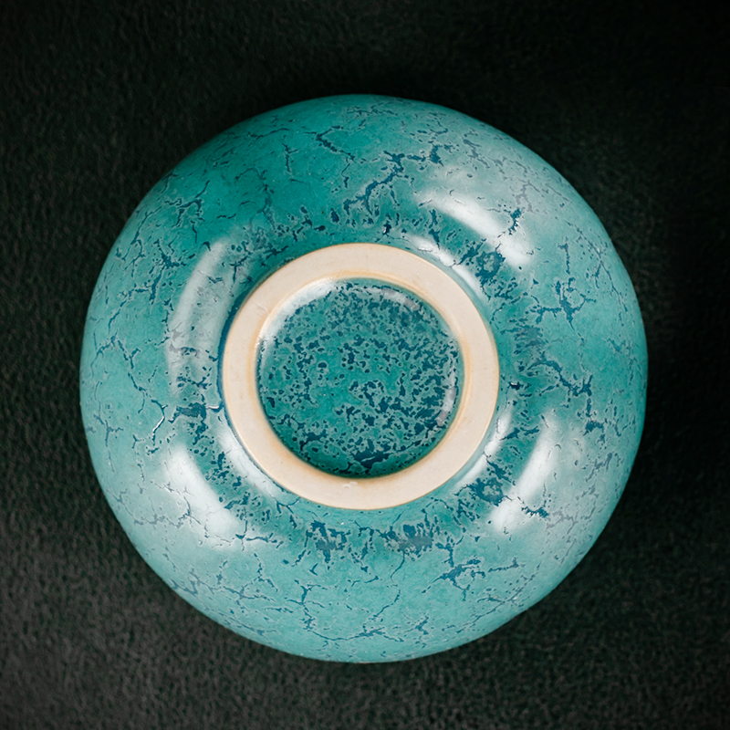 Ancient sheng up with pure silver, four seasons coppering. As silver cup up built large single individual host tea cup of jingdezhen ceramics
