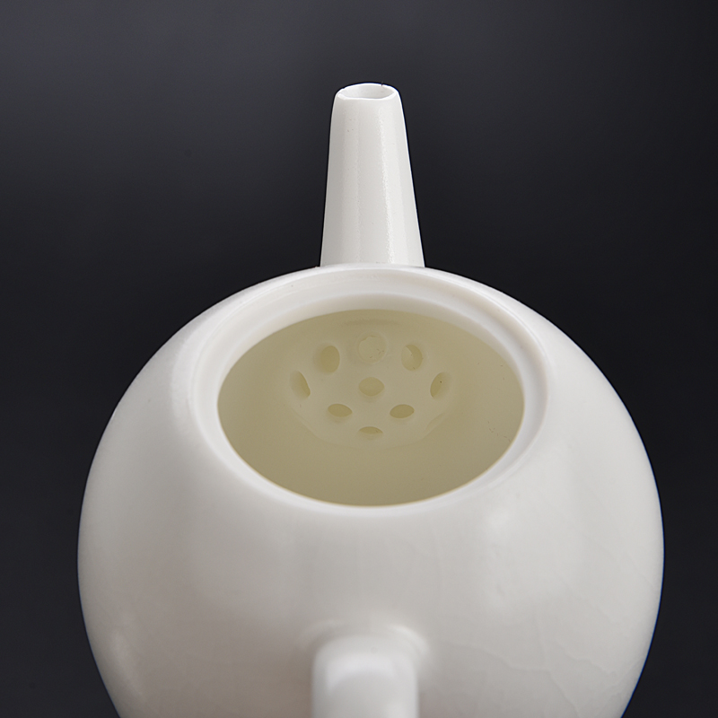 Ancient fill your up up kung fu tea set ceramic teapot set of ivory white porcelain bowl with a pot of 2 cup gift box