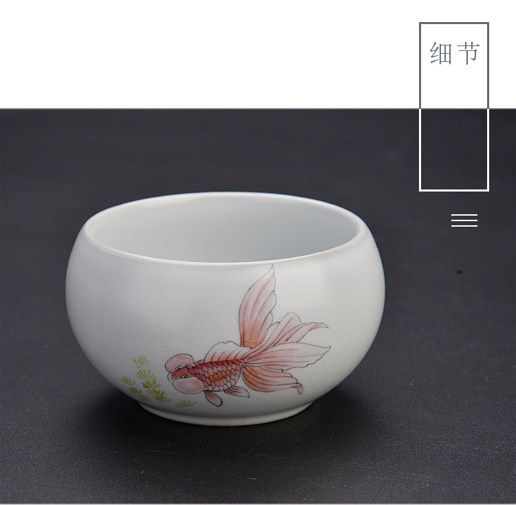 Ancient sheng up drive piece piece of your up with the open hand draw more than years master kung fu tea cup single CPU ceramic sample tea cup