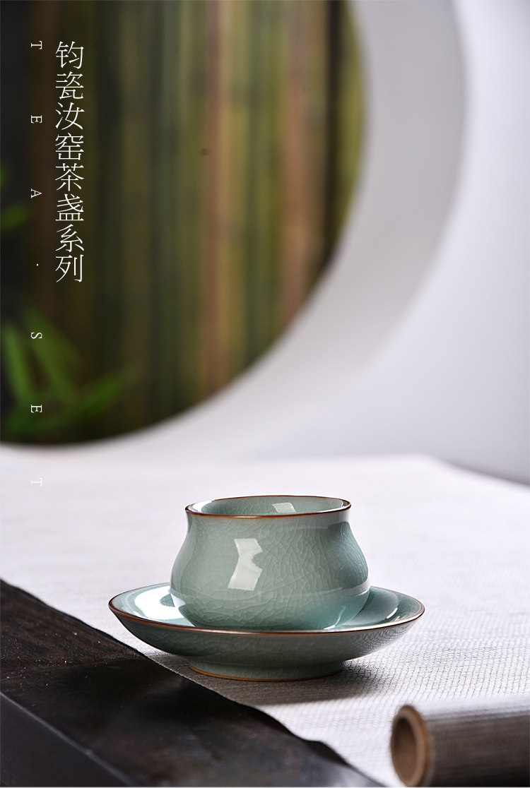 Ancient five Ancient jun sheng up ceramic cups of ice crack glaze masters cup elder brother up your up up up sample tea cup masterpieces