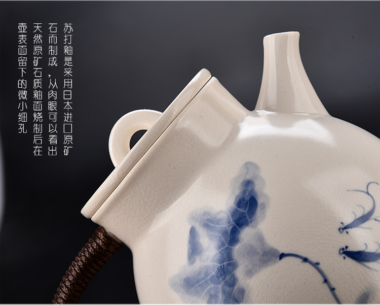 Ancient sheng up tasted silver gilding boiling kettle ceramic teapot, black and white teapot electric teapot TaoLu pot temperature points tea cup