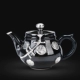 Gusheng lò nung mới bạc mạ vàng bạc Bộ trà Kungfu trà mực ngọc bích gốm đen sườn xám ấm trà Zen ấm trà bóng - Trà sứ