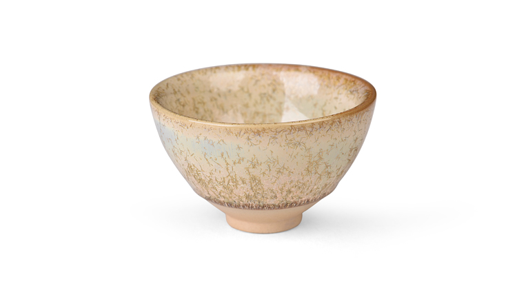 Ancient sheng up with the new four seasons built one master single CPU whitebait tea sample tea cup, ceramic temmoku cup silver cup