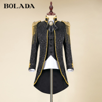  bolada childrens suit dress suit Boys small suit British style big childrens catwalk piano performance tuxedo