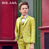  bolada childrens suit suit dress Boy suit British style flower girl host table catwalk piano performance suit